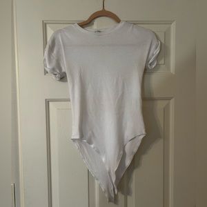 Zara ribbed T-shirt bodysuit